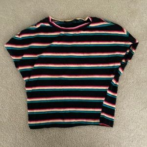 Striped crop top